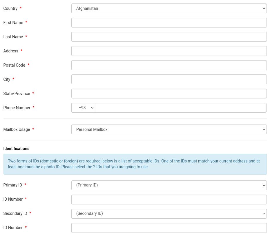 virtual mailbox online notarization